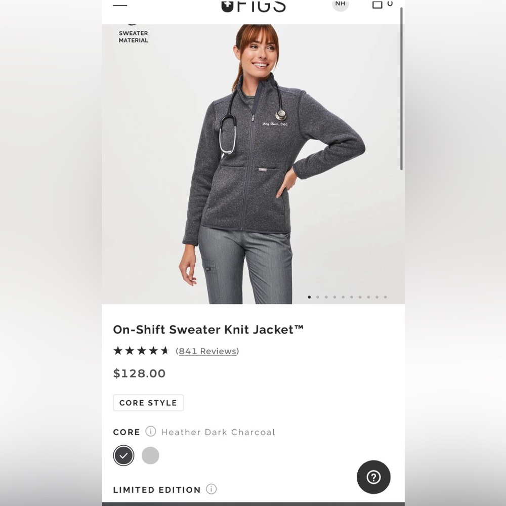 WearFigs On-Shift Sweater Knit Jacket™
